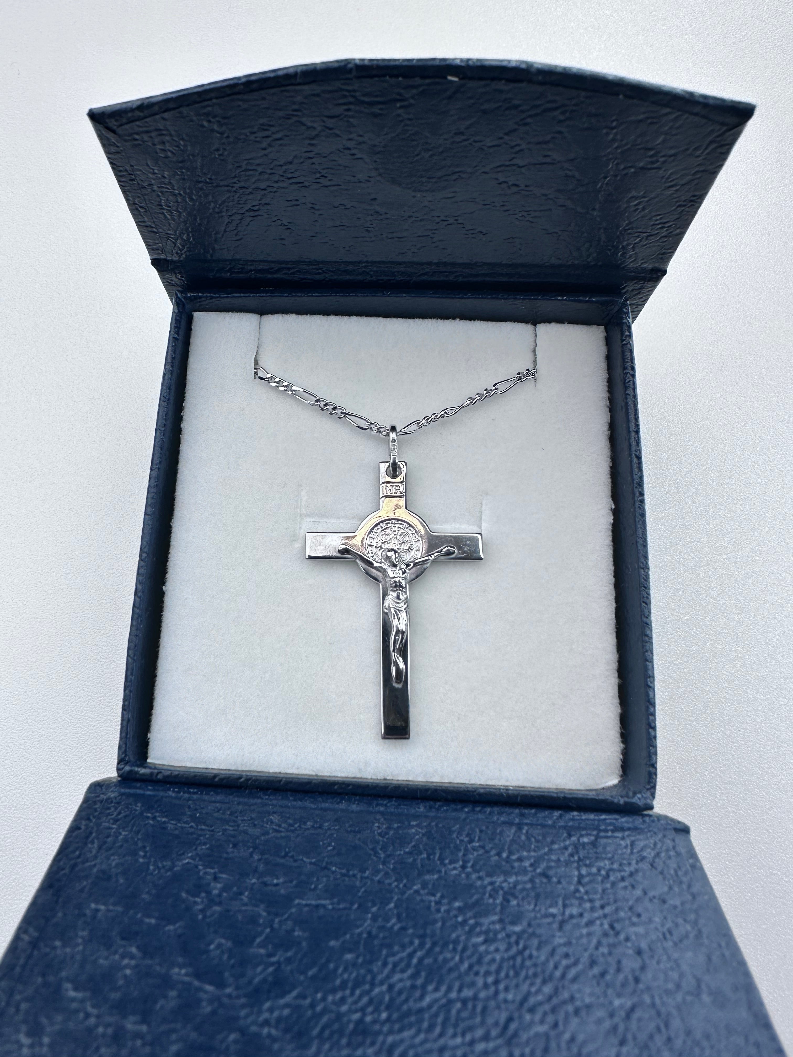 925 on sale silver crucifix