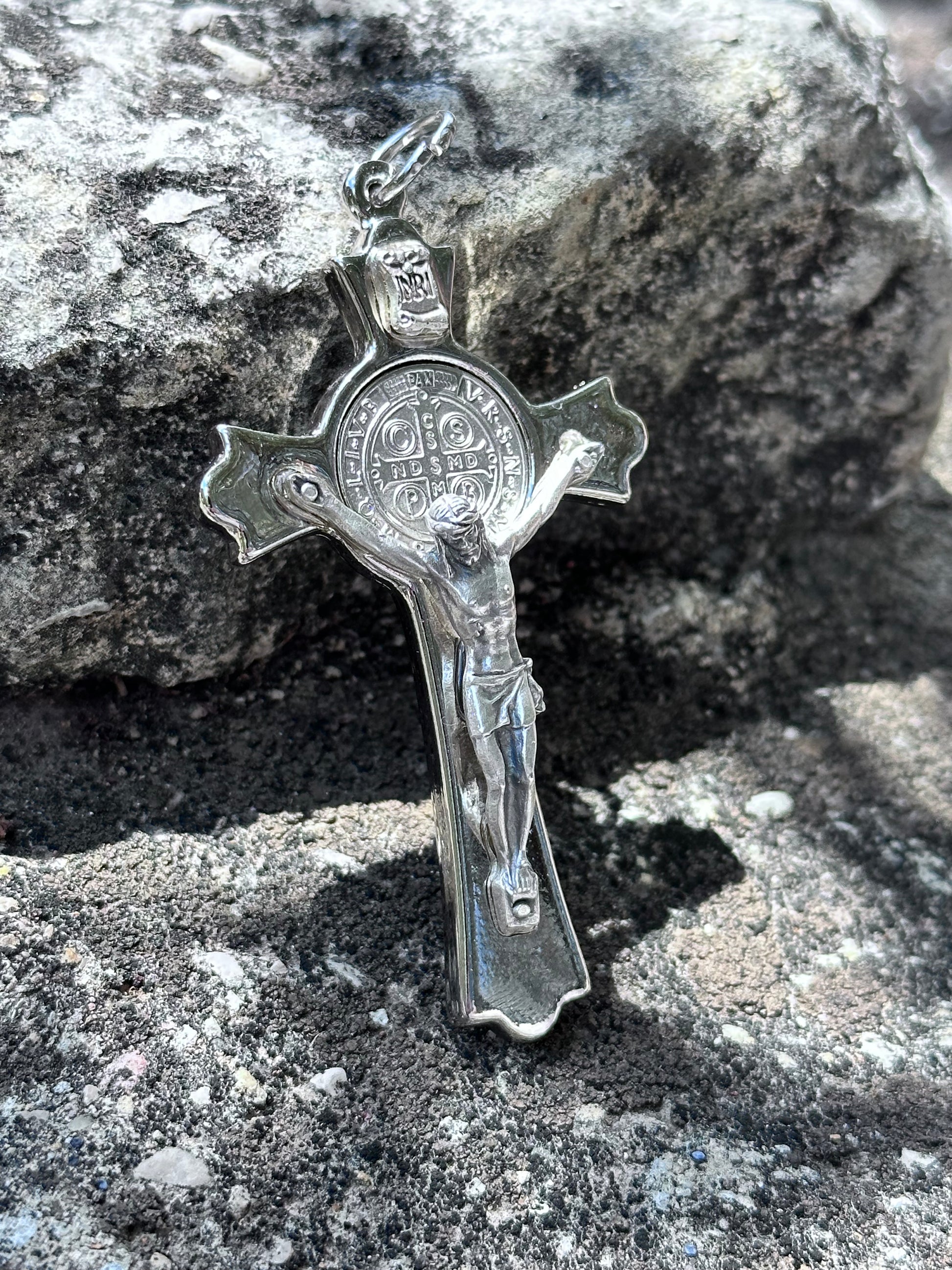 Croce di San Benedetto in argento