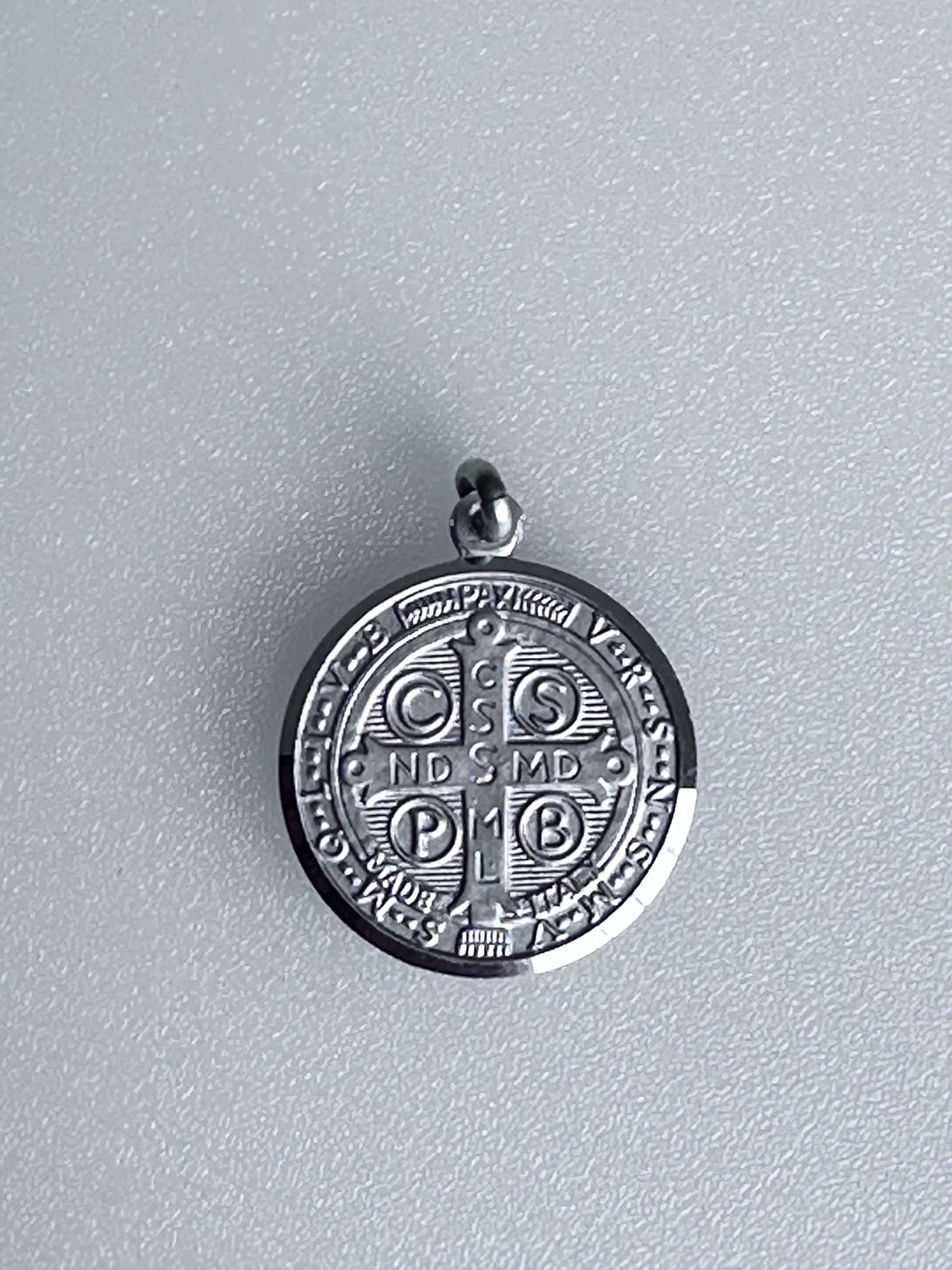 ✨ 925 Sterling Silver San Benito Pendant ✨ Pendant St Benedict medallion discount 33mm