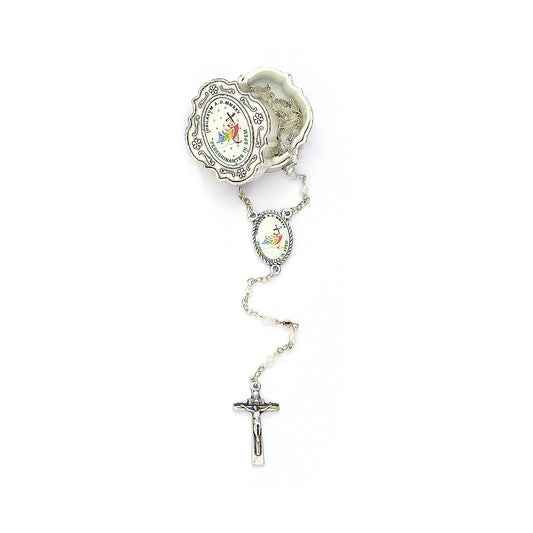 Metal rosary holder and jubilee rosary 2025