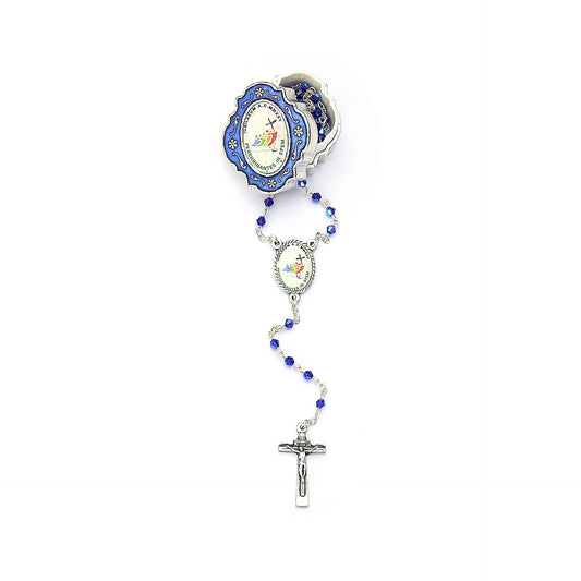 Metal rosary holder and jubilee rosary 2025