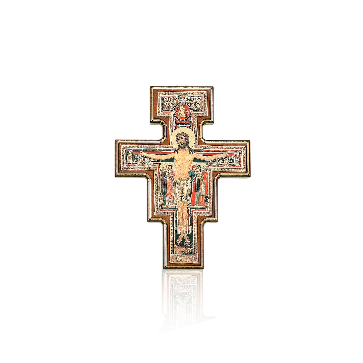 Cruz de San Damián madera 10x7,4 pulgadas