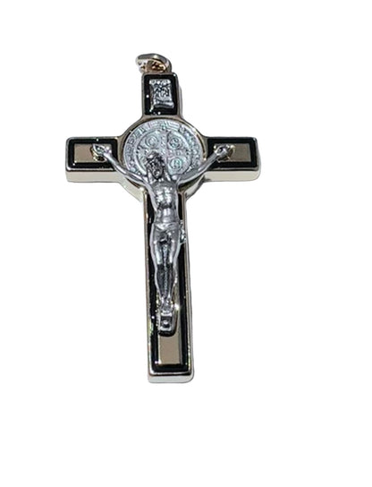 Saint Benedict Crucifix Golden/Black Color 3 inch