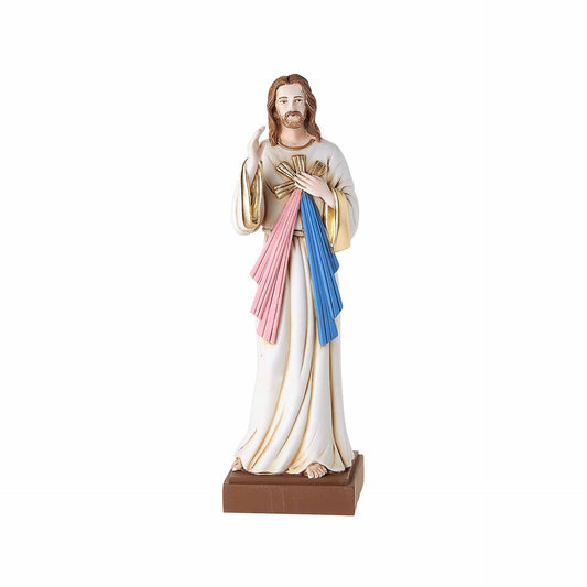 Divine Mercy Statue Resin - 11.8 inches